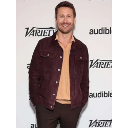 Hit Man Glen Powell Leather Jacket